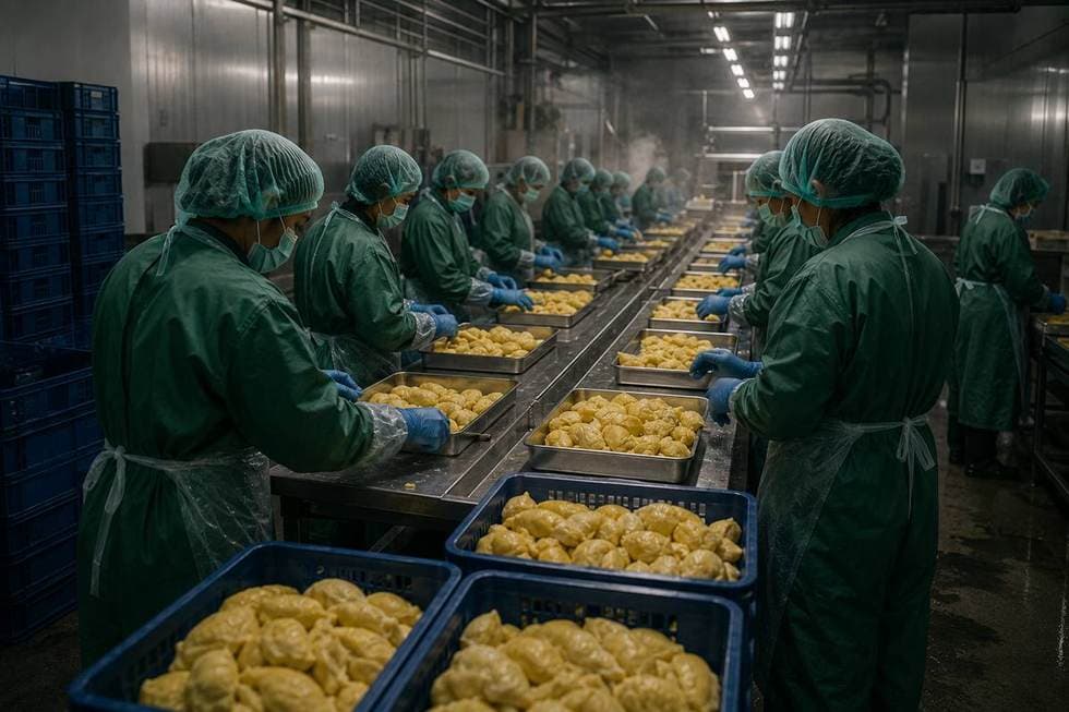 Processing line — photo TBC