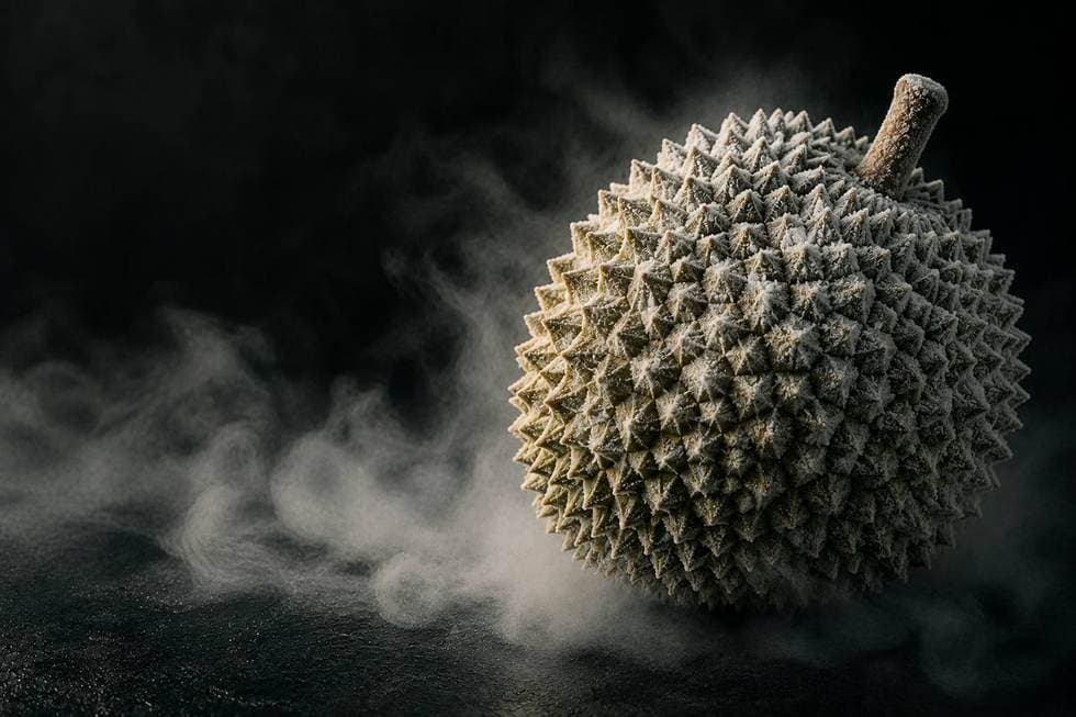 Nitrogen-Frozen Whole Durian — photo TBC